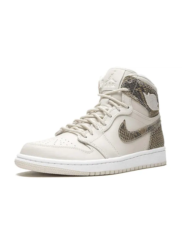Кроссовки 1 retro high premium 'phantom' Air Jordan — изображение 2 из 4, белый