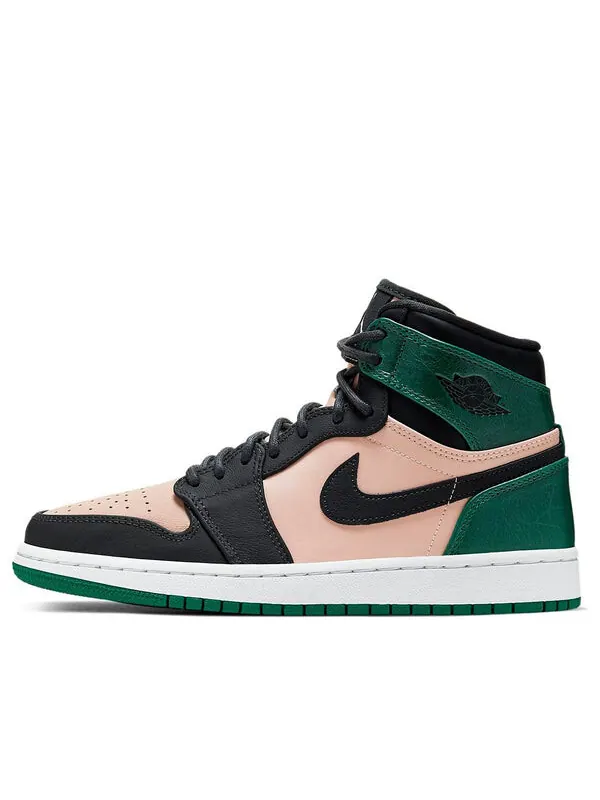 Кроссовки 1 премиум класса Air Jordan — изображение 1 из 4, бежевый/-зеленый