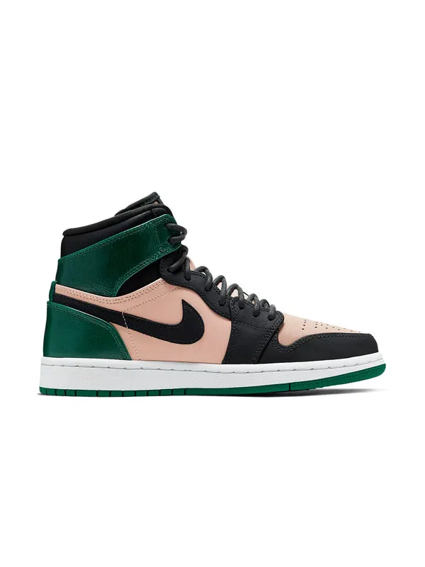 Кроссовки 1 премиум класса Air Jordan — изображение 2 из 4, бежевый/-зеленый
