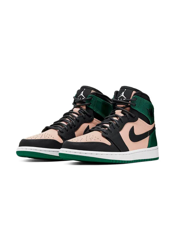 Кроссовки 1 премиум класса Air Jordan — изображение 3 из 4, бежевый/-зеленый