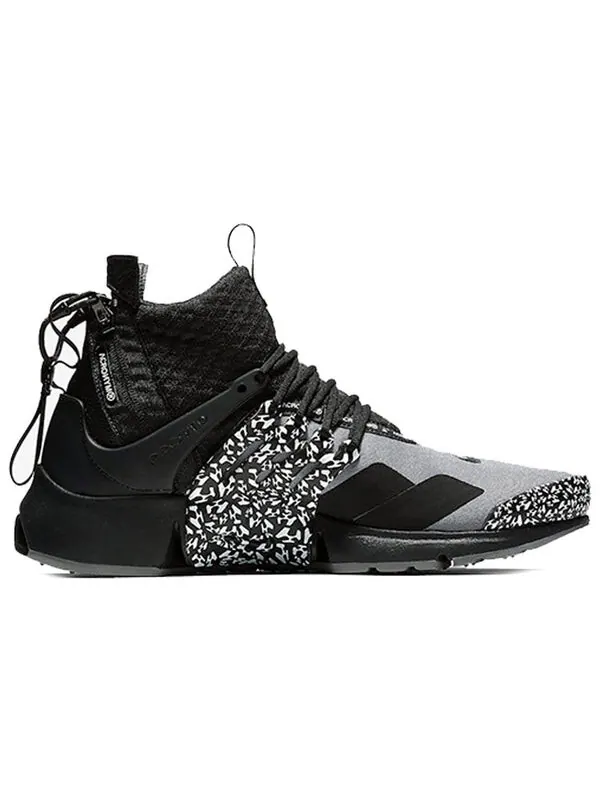 Кроссовки аббревиатура x air presto mid Nike — изображение 2 из 4, серый/черный/белый