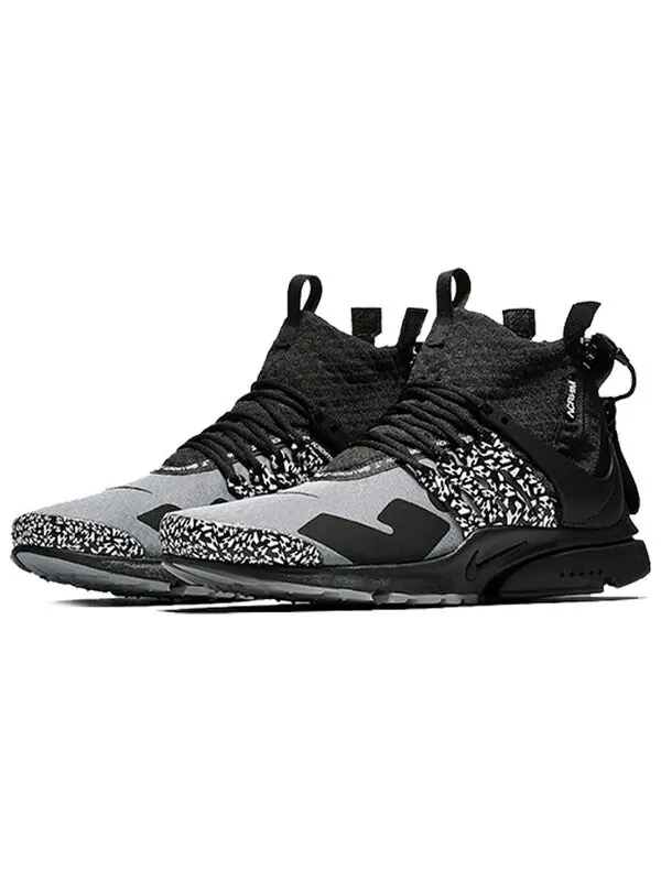 Кроссовки аббревиатура x air presto mid Nike — изображение 3 из 4, серый/черный/белый