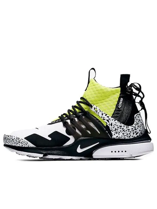 Кроссовки аббревиатура x air presto mid Nike — изображение 1 из 4, белый/желтый/черный