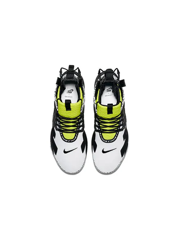 Кроссовки аббревиатура x air presto mid Nike — изображение 4 из 4, белый/желтый/черный