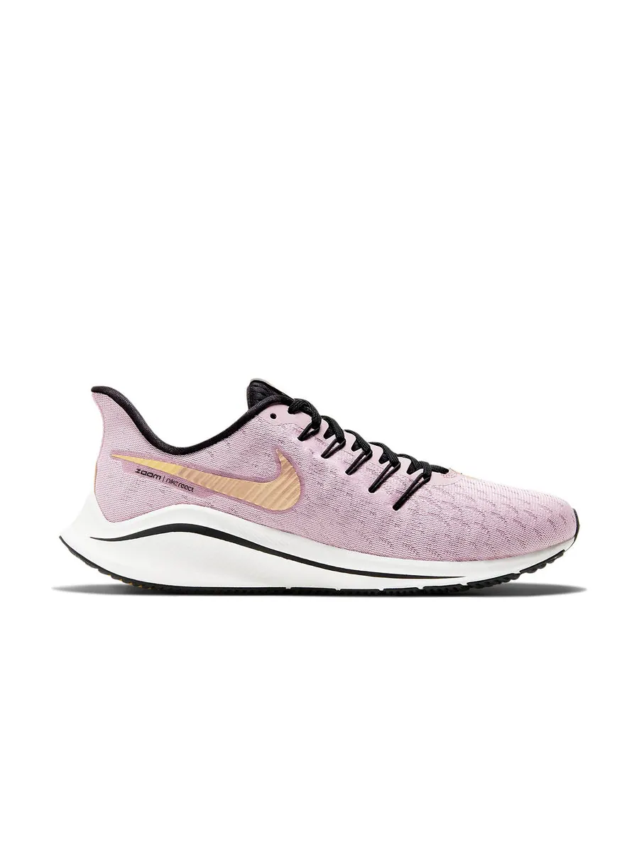 Кроссовки (WMNS) Nike Air Zoom Vomero 14 'Plum Chalk Metallic Gold' — изображение 2 из 6, фиолетовый