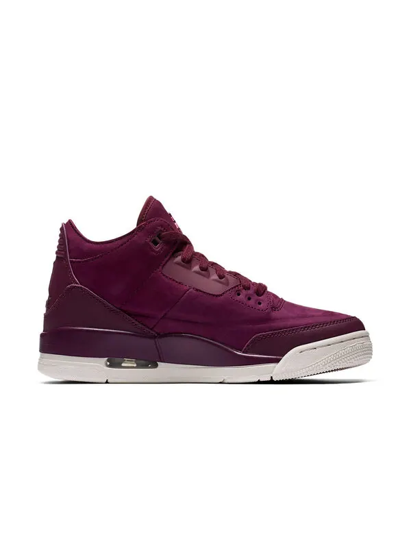 Кроссовки 3 ретро Air Jordan — изображение 2 из 4, бордо