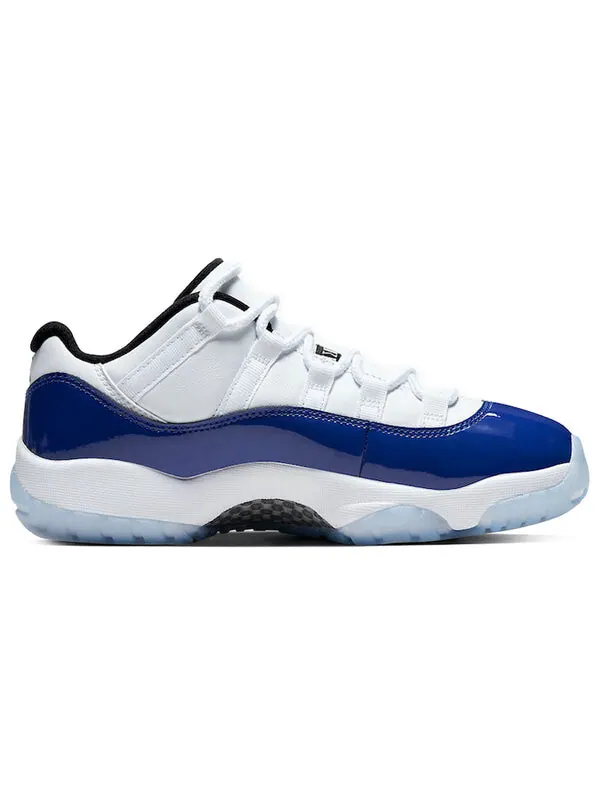 Кроссовки 11 ретро низкие Air Jordan — изображение 2 из 4, белый/черный