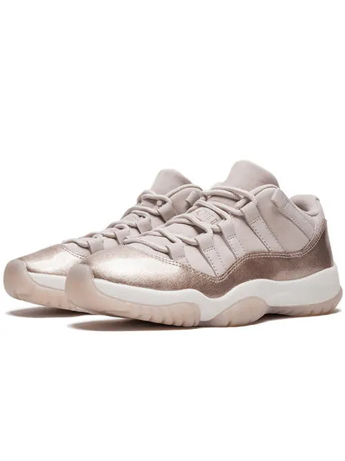 Кроссовки 11 низкие Air Jordan — изображение 2 из 4, розовый золотистый