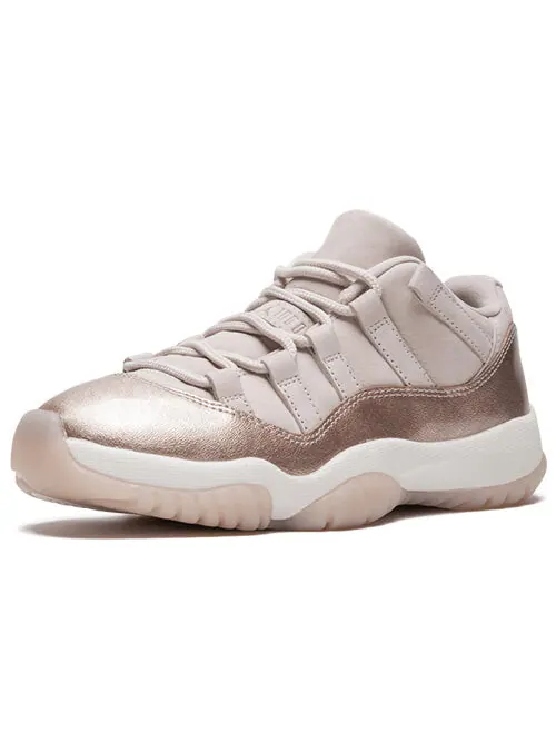 Кроссовки 11 низкие Air Jordan — изображение 4 из 4, розовый золотистый