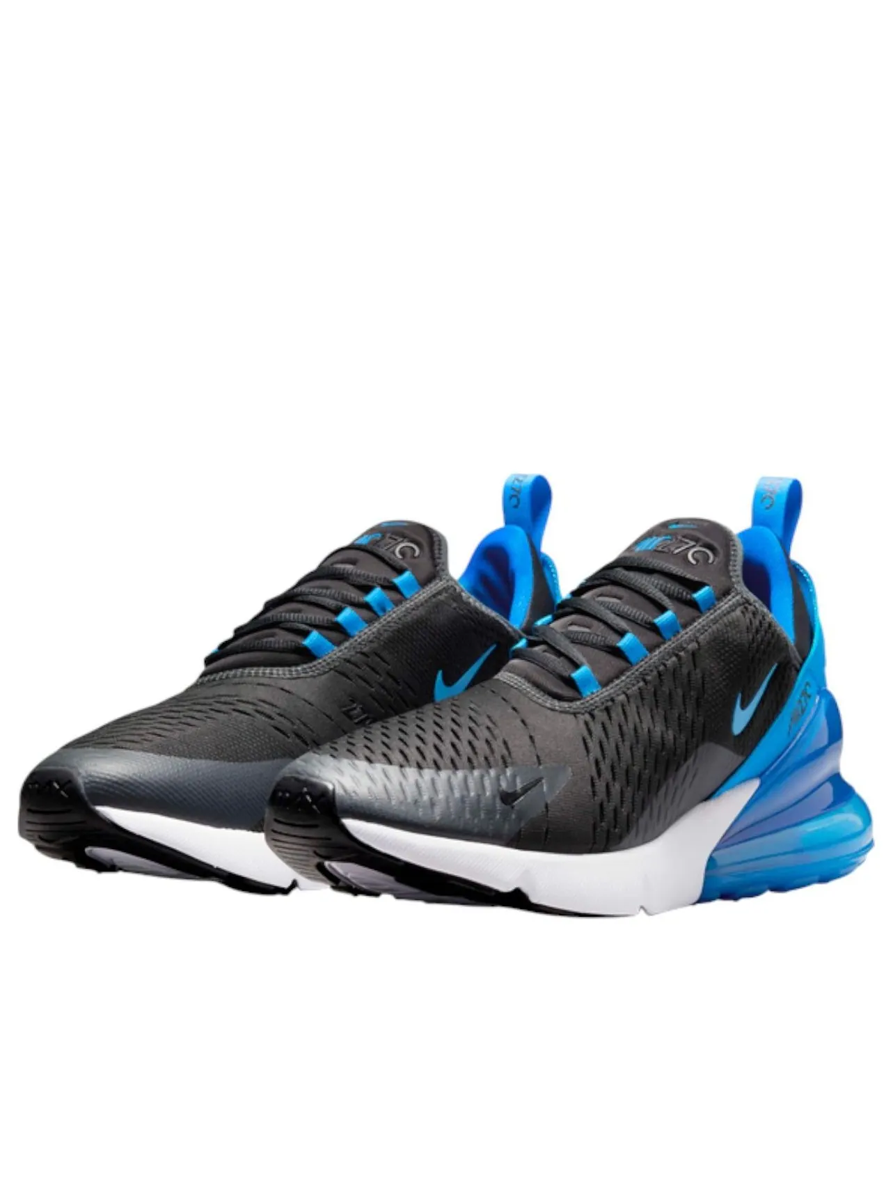 Кроссовки Nike Air Max 270 'Anthracite Photo Blue' — изображение 4 из 5, черный/белый/синий