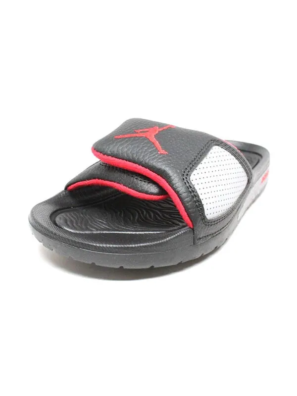 Тапочки hydro iii retro 'black red' slippers Air Jordan — изображение 4 из 4, черный/красный