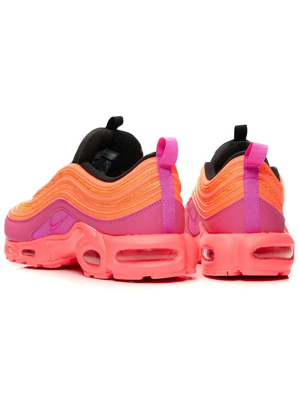 Кроссовки air max 97 plus Nike — изображение 3 из 4, розовый/оранжевый/черный
