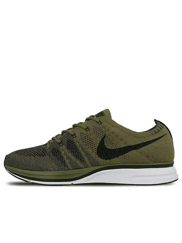 Кроссовки flyknit trainer 2017 Nike — изображение 1 из 4, оливковый/черный-белый