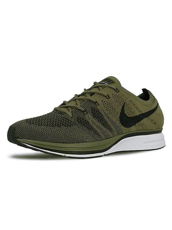 Кроссовки flyknit trainer 2017 Nike — изображение 3 из 4, оливковый/черный-белый