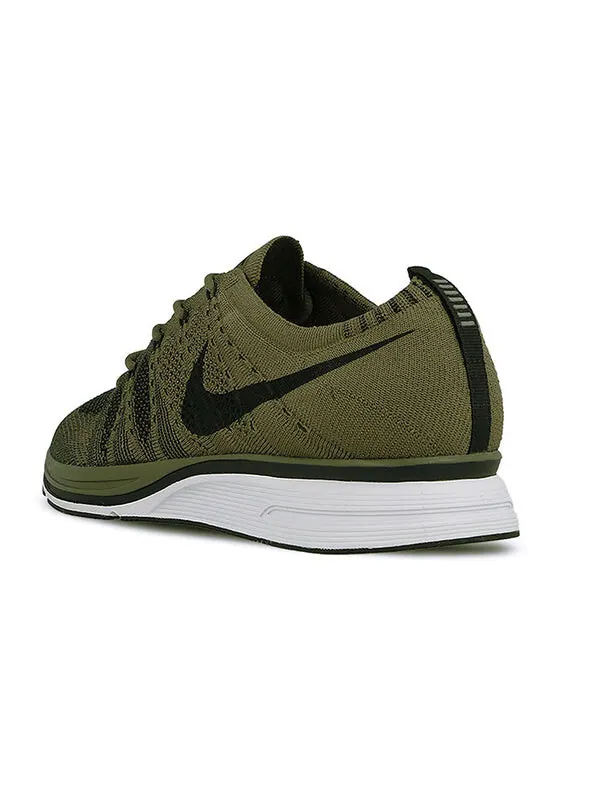 Кроссовки flyknit trainer 2017 Nike — изображение 4 из 4, оливковый/черный-белый