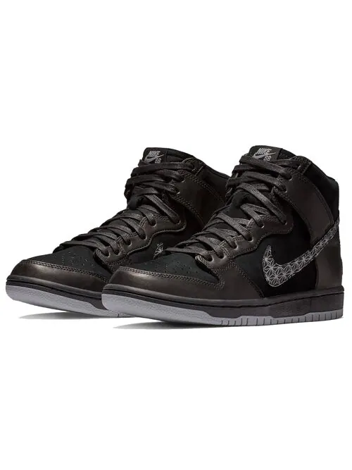 Кроссовки x black bar sb zoom dunk high pro Nike — изображение 3 из 4, черный-серый