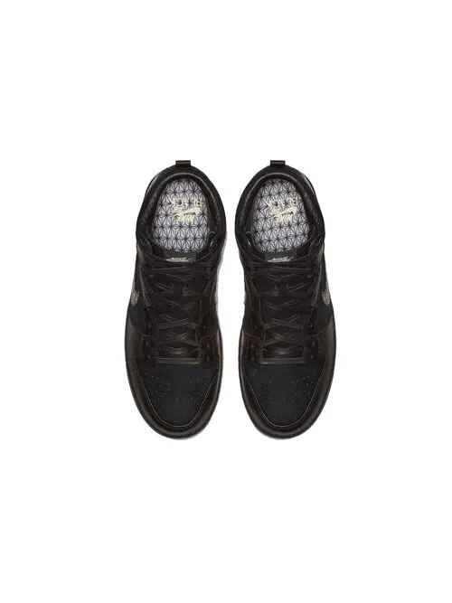 Кроссовки x black bar sb zoom dunk high pro Nike — изображение 4 из 4, черный-серый