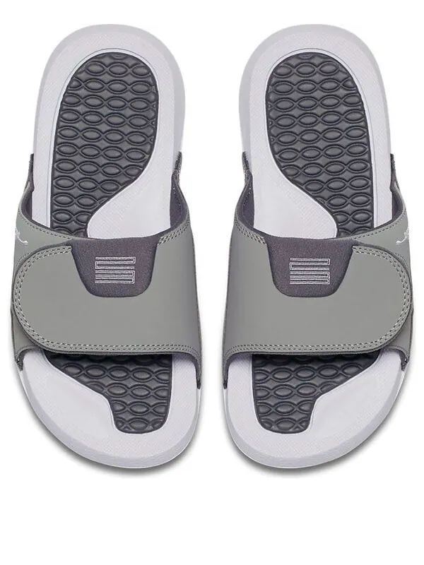 Тапочки hydro 6 retro slide 'medium grey' Air Jordan — изображение 1 из 4, серый