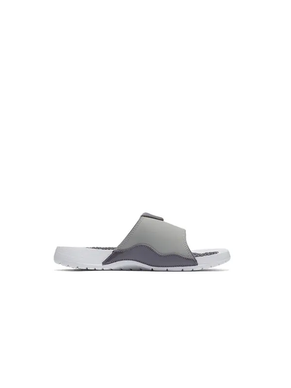 Тапочки hydro 6 retro slide 'medium grey' Air Jordan — изображение 2 из 4, серый