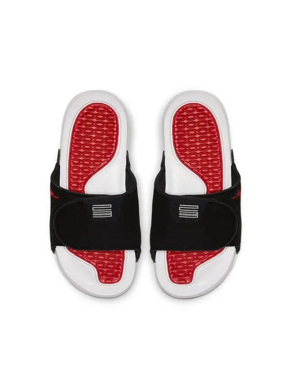 Тапочки hydro 11 retro slides 'bred' Air Jordan — изображение 3 из 4, черный