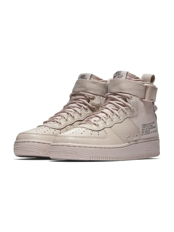Кроссовки sf air force 1 mid 'silt red' Nike — изображение 3 из 4, бежевый