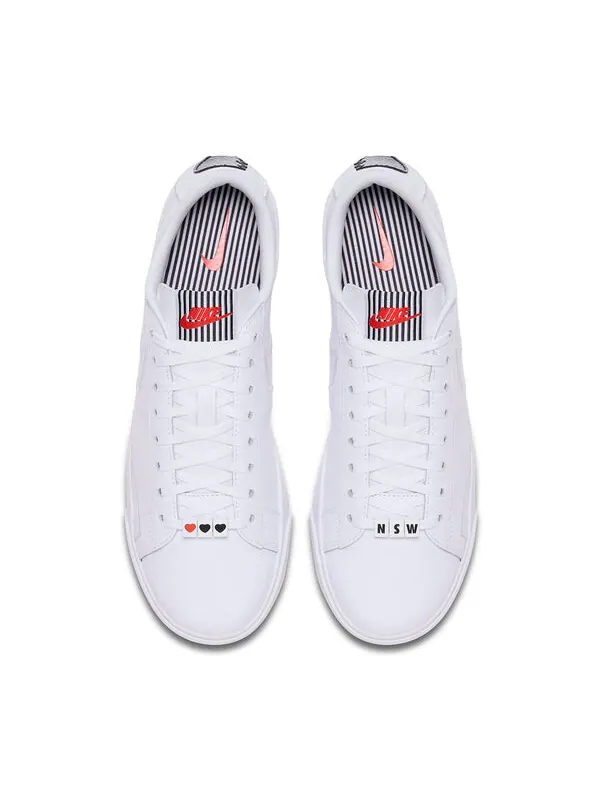 Кроссовки блейзер низкий se lx Nike — изображение 4 из 4, белый/черный
