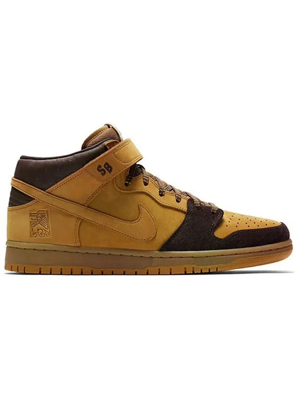 Кроссовки sb dunk mid pro 'lewis marnell' Nike — изображение 2 из 4, коричневый