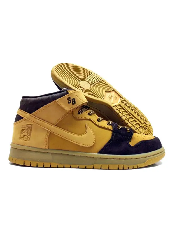 Кроссовки sb dunk mid pro 'lewis marnell' Nike — изображение 4 из 4, коричневый