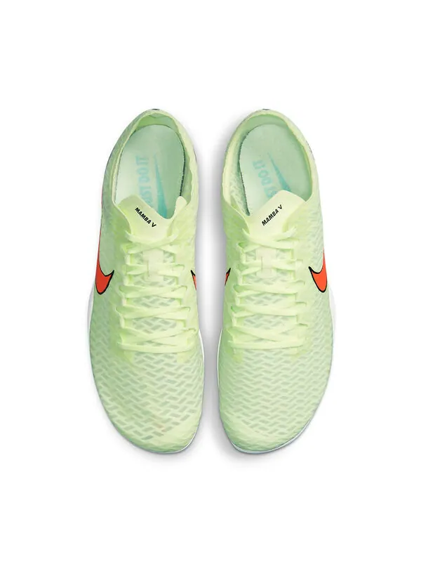 Кроссовки зум мамба 5 Nike — изображение 2 из 4, зеленый/оранжевый