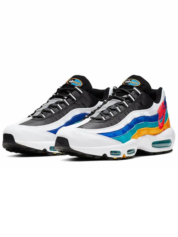 Кроссовки air max 95 Nike — изображение 2 из 4, белый/красный-золотистый