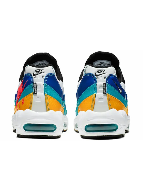 Кроссовки air max 95 Nike — изображение 4 из 4, белый/красный-золотистый