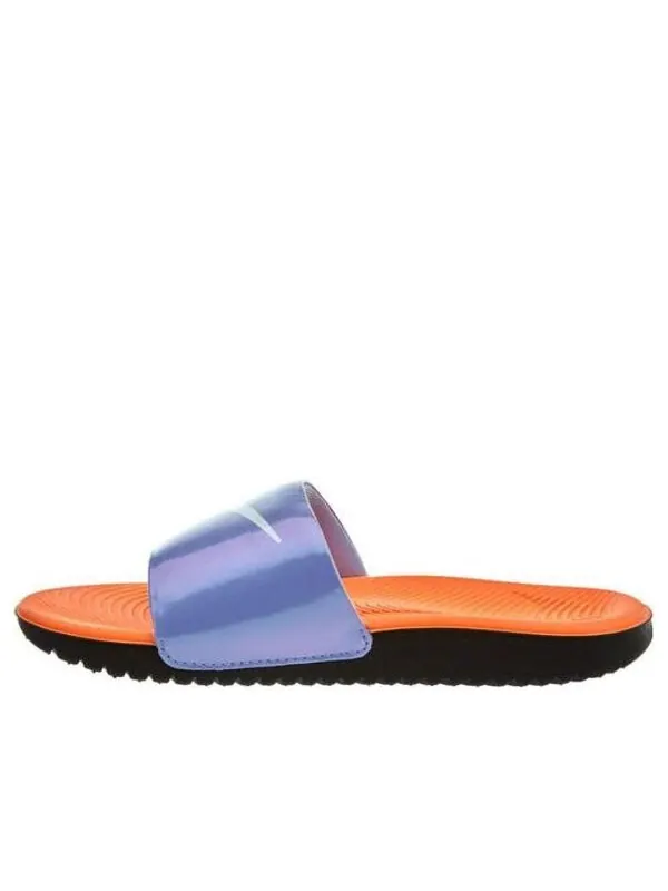 Тапочки (GS) Nike Kawa Slide SE 'Twilight Pulse' — изображение 1 из 4, черный/белый