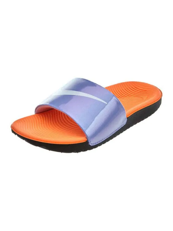 Тапочки (GS) Nike Kawa Slide SE 'Twilight Pulse' — изображение 2 из 4, черный/белый