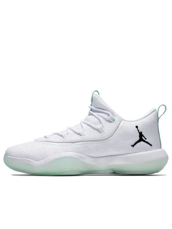 Кроссовки super.fly low pf Air Jordan — изображение 1 из 4, белый/зеленый