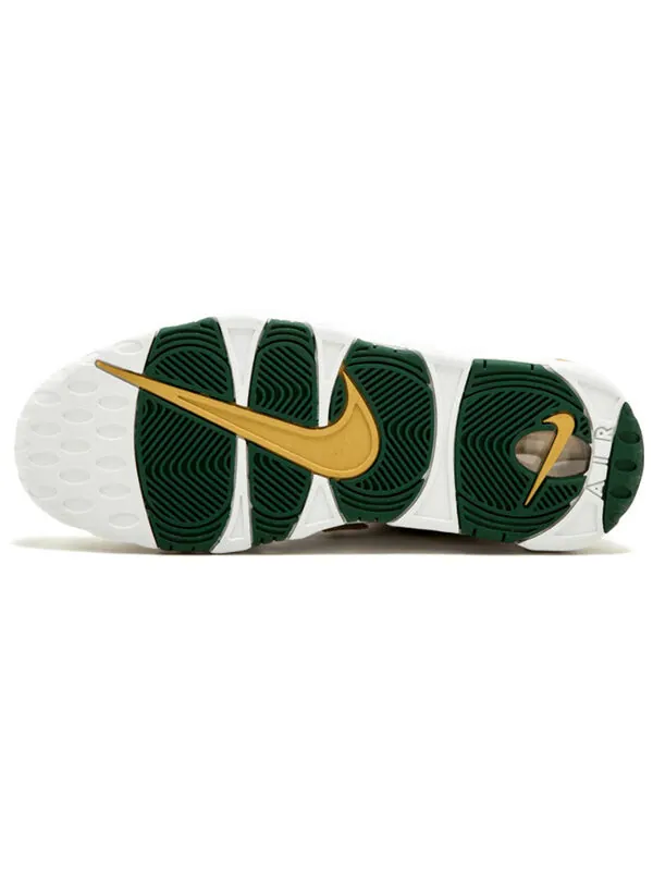 Кроссовки Air больше uptempo qs Nike — изображение 4 из 4, белый/зеленый