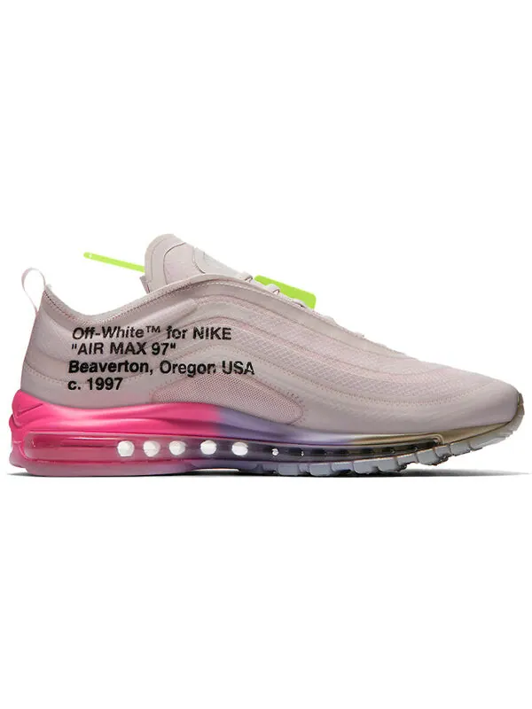 Кроссовки x off white x serena williams air max 97 og Nike — изображение 2 из 4, розовый