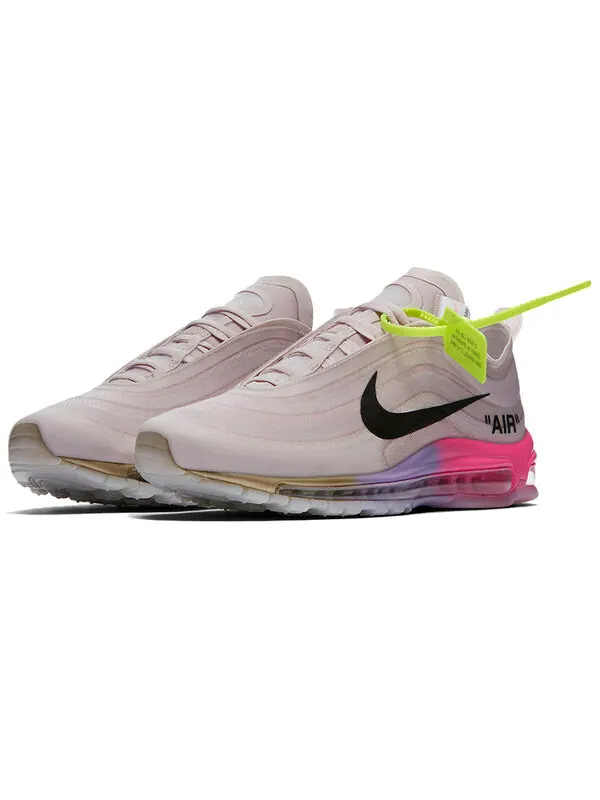 Кроссовки x off white x serena williams air max 97 og Nike — изображение 3 из 4, розовый