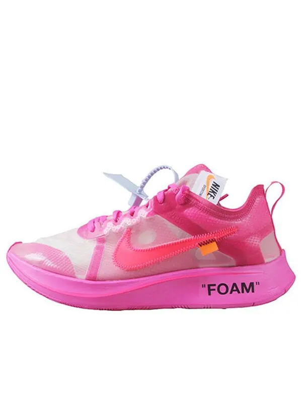 Кроссовки x off white zoom fly sp Nike — изображение 1 из 4, розовый