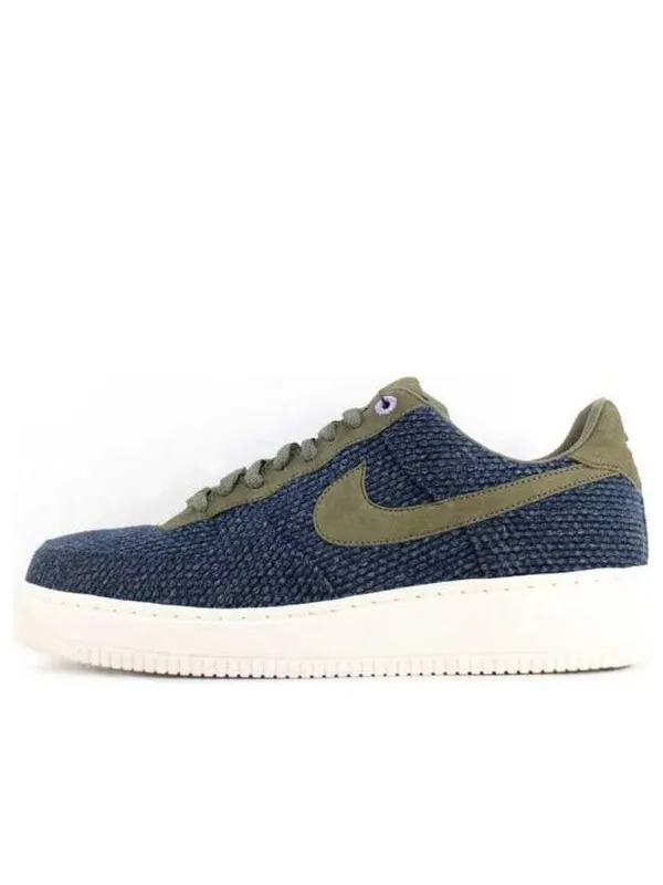 Кроссовки air force 1 low aizome id lab ma5 'blue olive' Nike — изображение 1 из 1, синий/оливковый