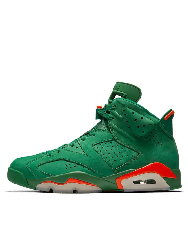 Кроссовки 6 ретро nrg Air Jordan — изображение 1 из 4, зеленый/оранжевый