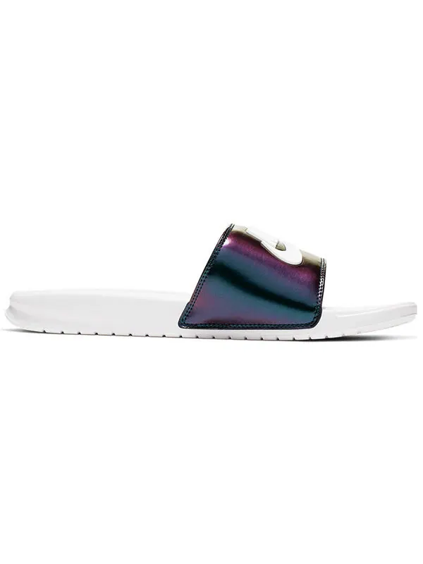 Тапочки benassi jdi se 'lucid green' Nike — изображение 2 из 4, фиолетовый