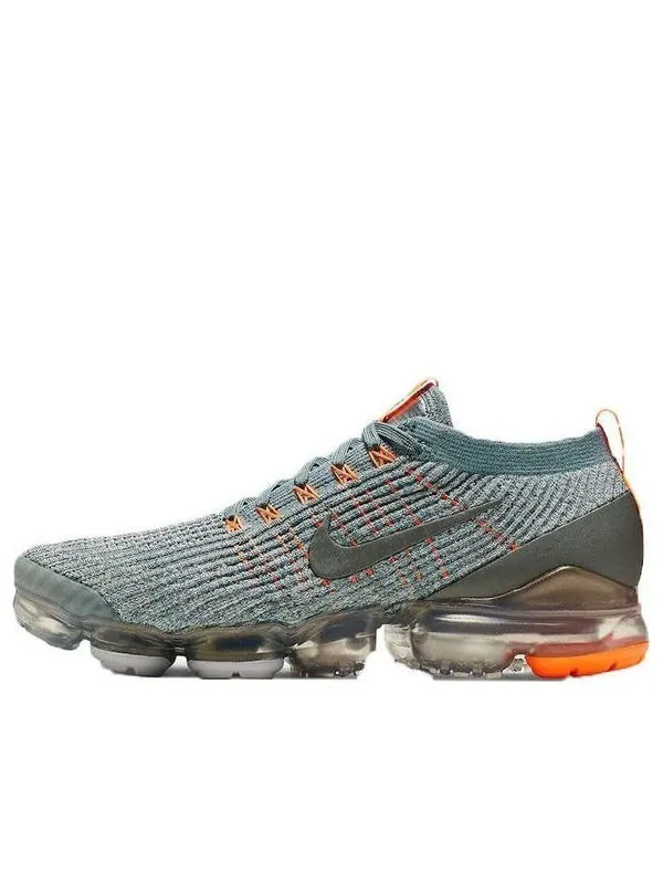 Кроссовки air vapoarmax Flyknit 3 Nike — изображение 1 из 4, серый/оранжевый