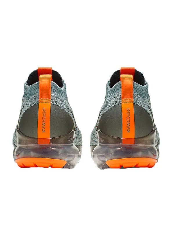 Кроссовки air vapoarmax Flyknit 3 Nike — изображение 4 из 4, серый/оранжевый