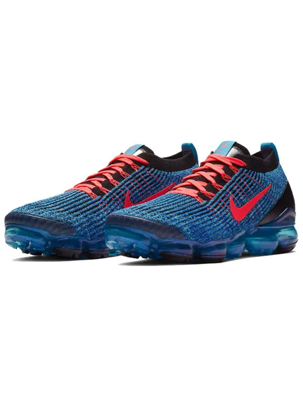 Кроссовки air vapormax flyknit 3 Nike — изображение 2 из 4, синий/розовый/черный