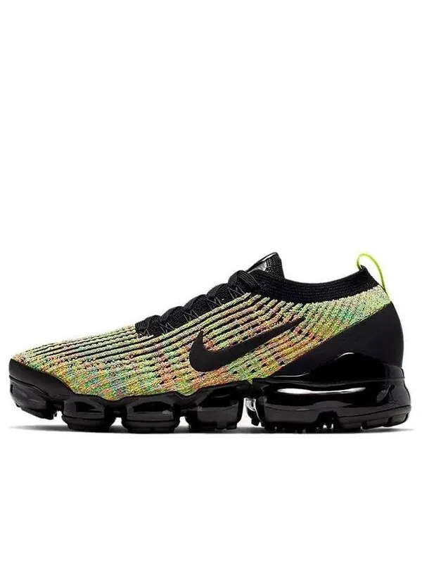 Кроссовки air vapormax flyknit 3 Nike — изображение 1 из 4, черный/синий/зеленый