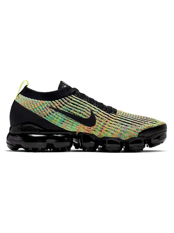 Кроссовки air vapormax flyknit 3 Nike — изображение 2 из 4, черный/синий/зеленый