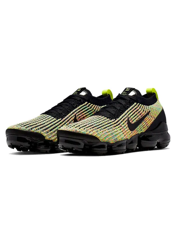 Кроссовки air vapormax flyknit 3 Nike — изображение 3 из 4, черный/синий/зеленый