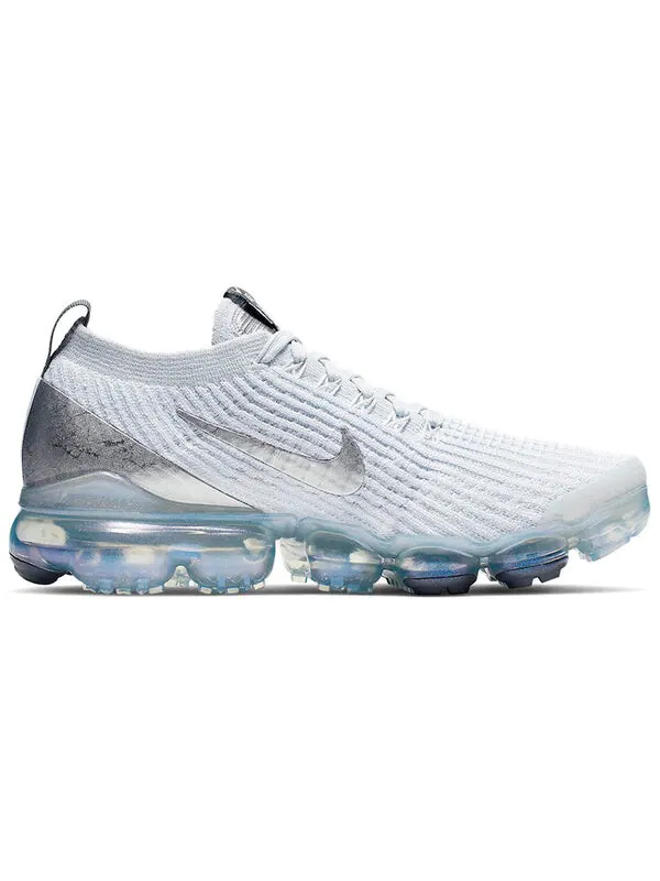 Кроссовки air vapormax flyknit 3 Nike — изображение 2 из 4, белый/серебристый
