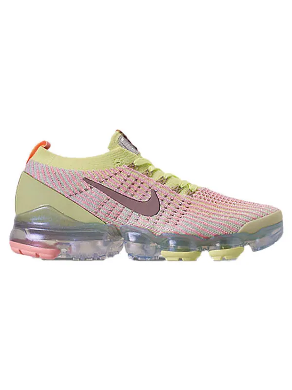 Кроссовки air vapormax flyknit 3 Nike — изображение 2 из 4, розовый/желтый