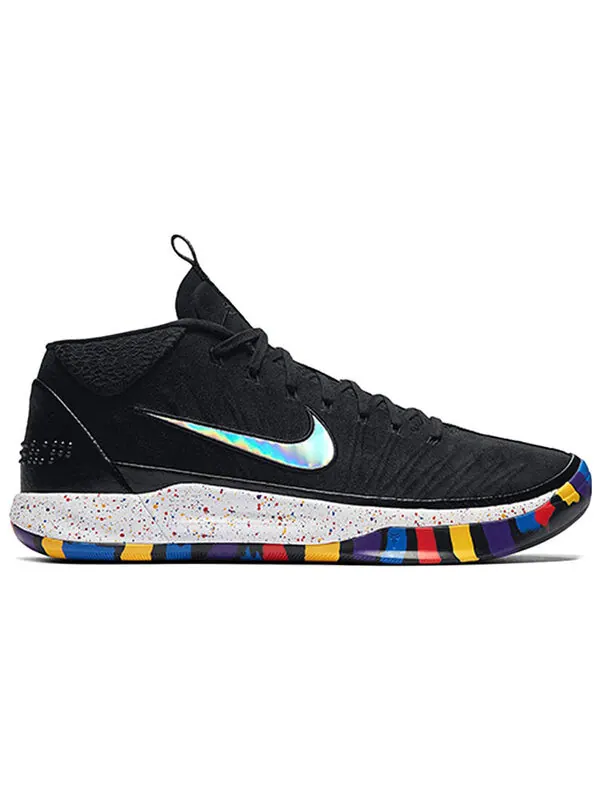Кроссовки kobe ad mid Nike — изображение 2 из 4, черный/серебристый